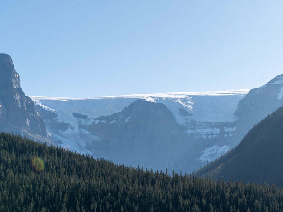 Fahrt auf dem Icefields Parkwayndurch den Banff NP zum Clavell Gletscher