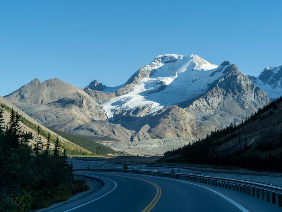 Auf dem Icefields Parkway durch den Banff NP