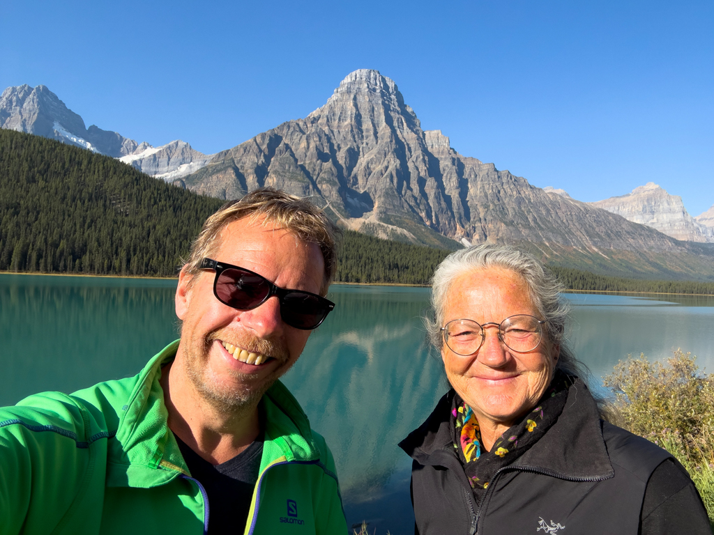 JoMa Selfi am Waterfowl Lake