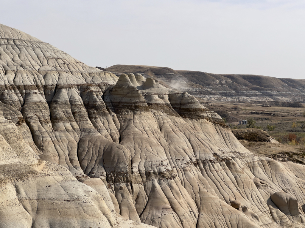 Panorama bei den Hoodoos in Drumheller