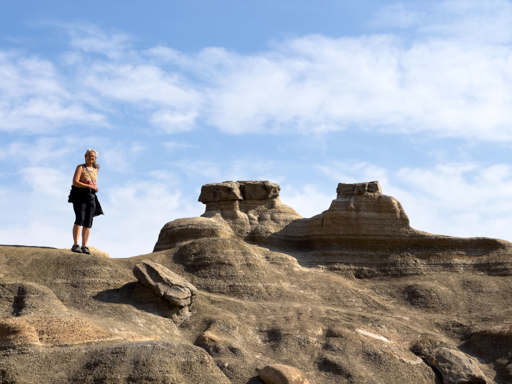 Ma mit Hoodoos bei Drumheller