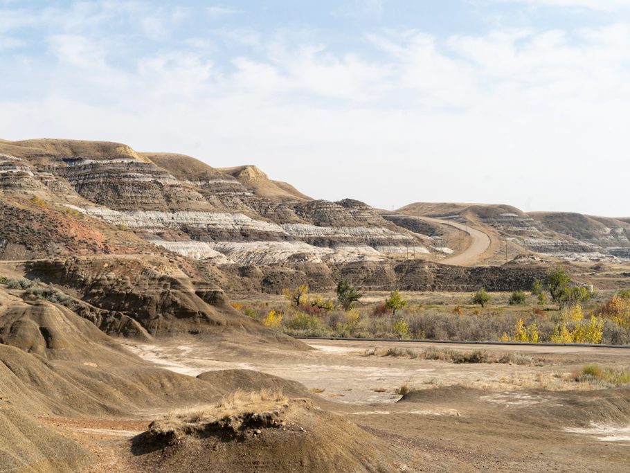 Hoodoo Landschaft in Drumheller