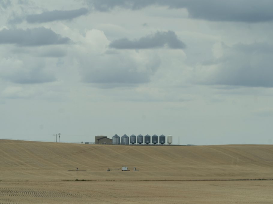 Getreidesilos, Drumheller, Alberta