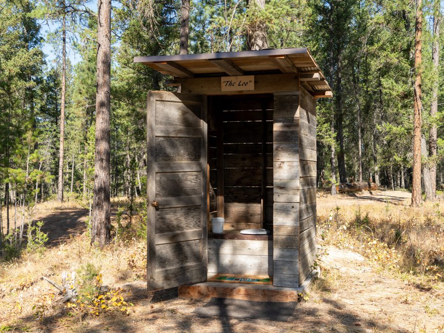 "Loo" im Blacksmith Camp