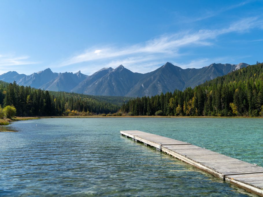 Am türkisfarbenen Whiteswan Lake