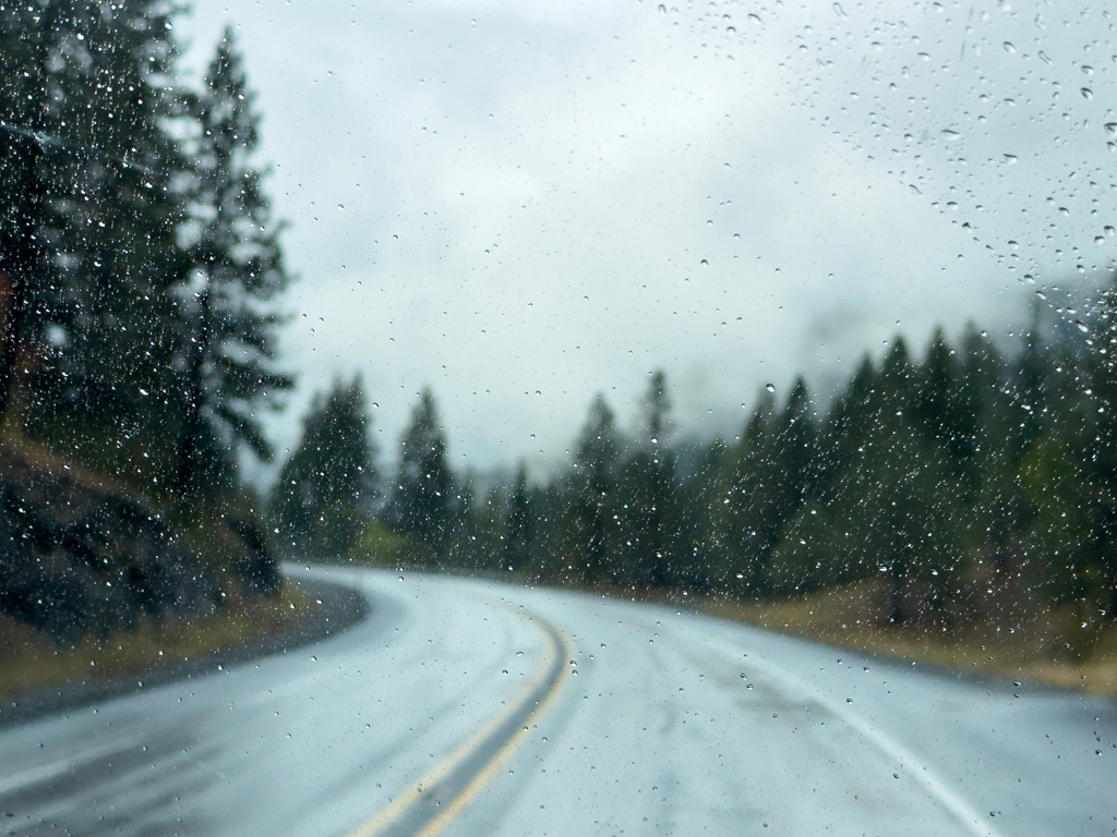 Das Regenwetter begleitet uns heute die ganze Fahrt
