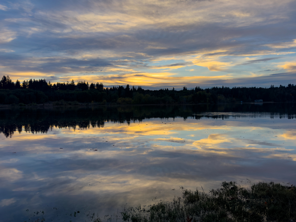 Abendstimmung am Henderson Inlet, Olympia