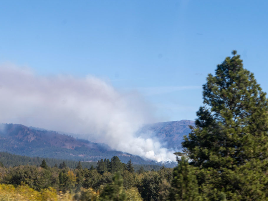 Waldbrand bei Wenatchee