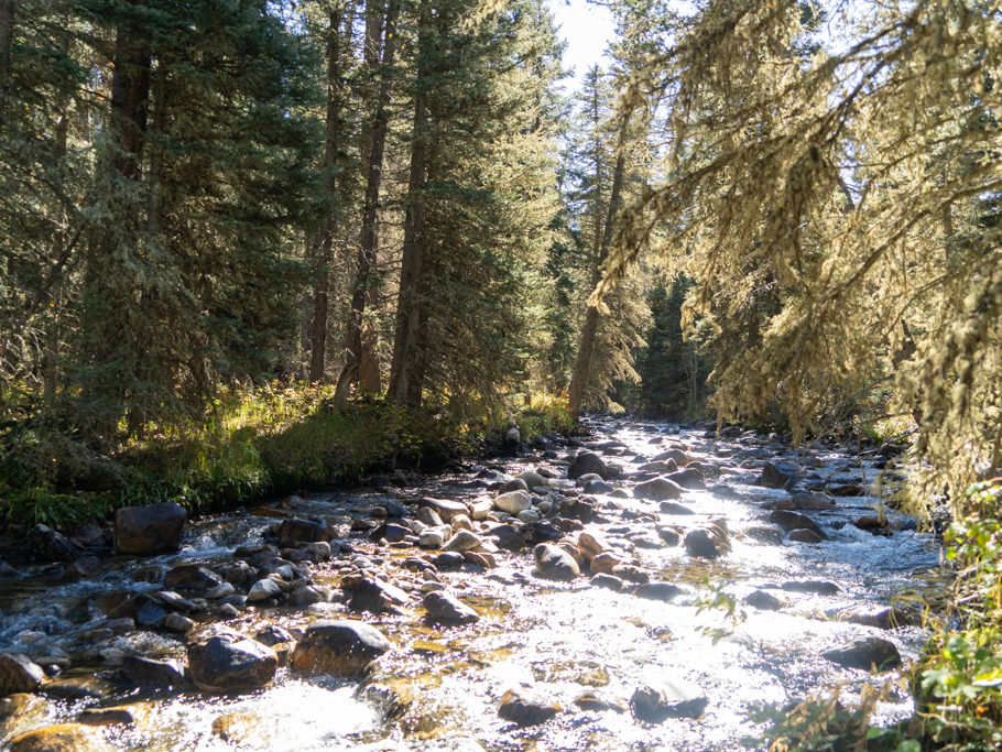 kleiner Creek bei den spanish peaks