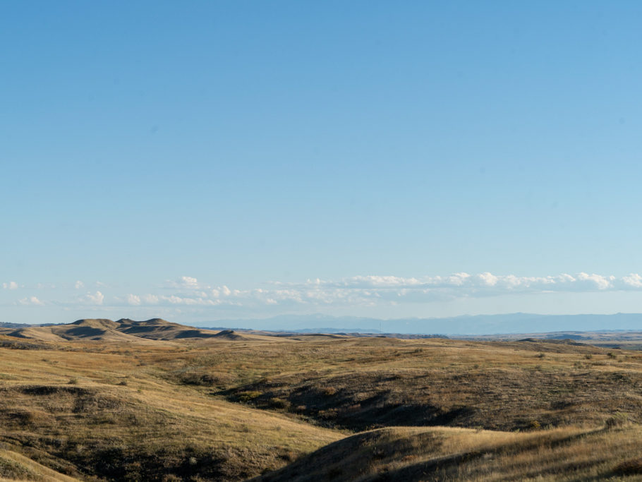 Weite leere Landschaft