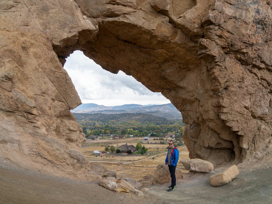 Jo am "Key Hole" bei den Devil's Back Bones