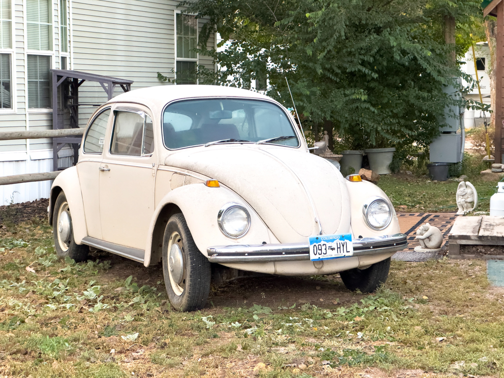 VW Käfer auf dem Campground