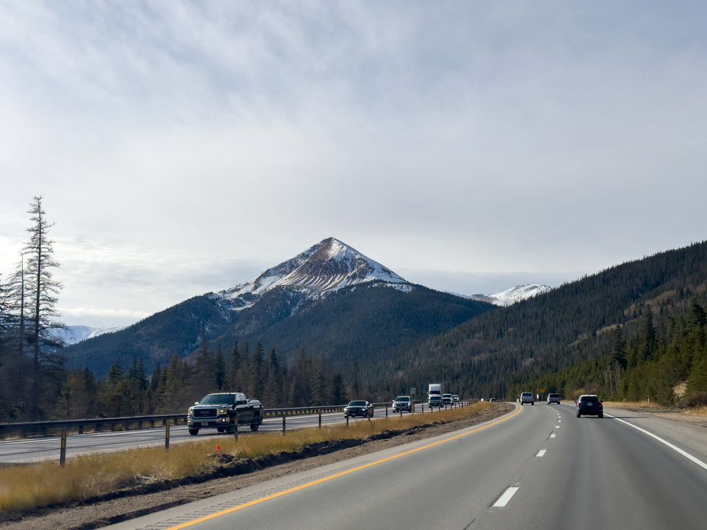 auf der Interstate 70 in Colorado