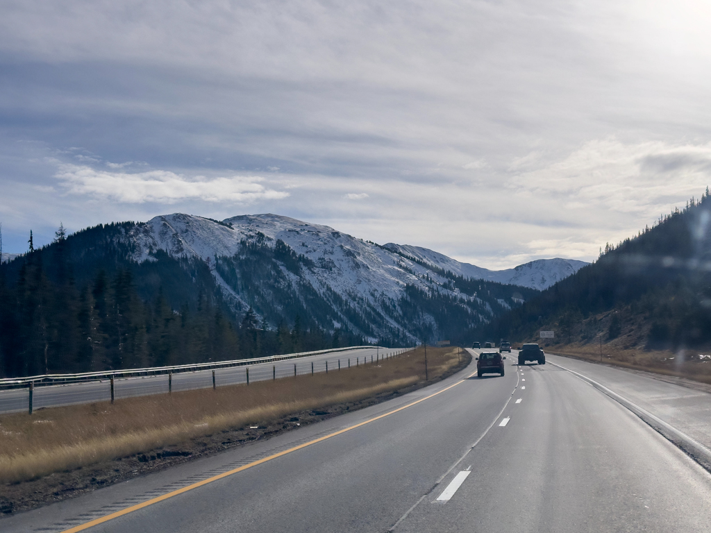 auf der Interstate 70 in Colorado