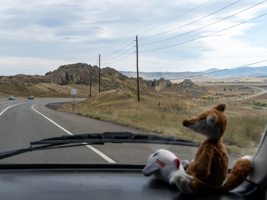 Irgendwo auf dem Highway 93, westlich von Bolder, Golden und Denver