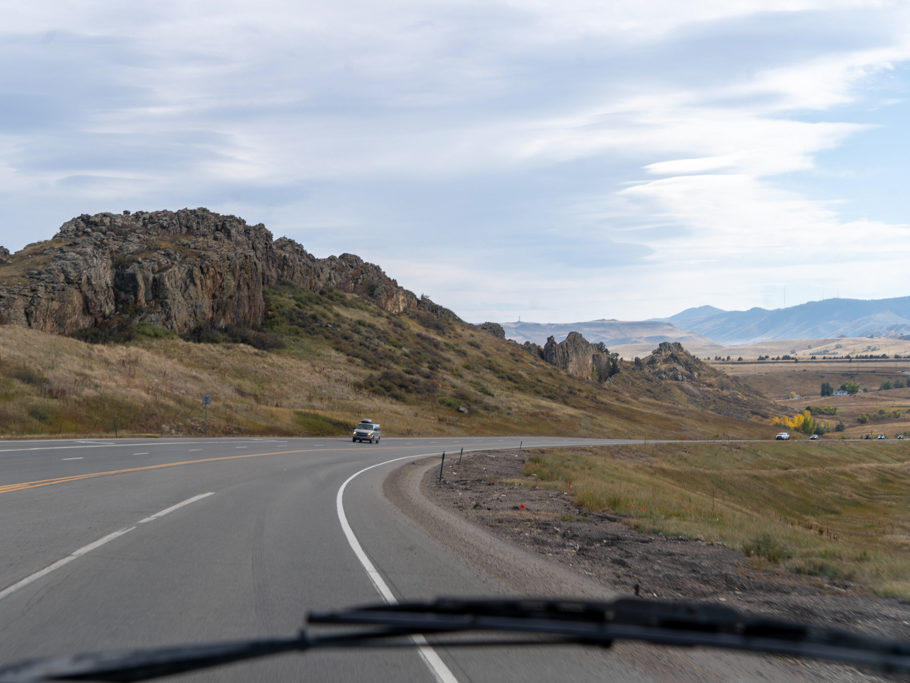 Irgendwo auf dem Highway 93, westlich von Bolder, Golden und Denver