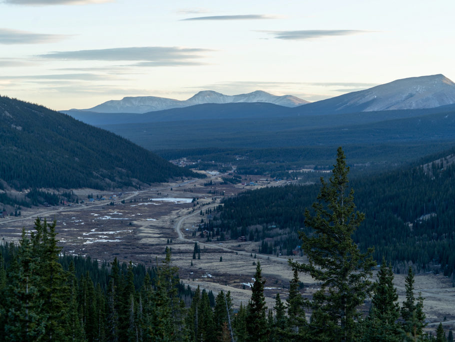 Ebene nach dem Hoosier Pass in Richtung Alma