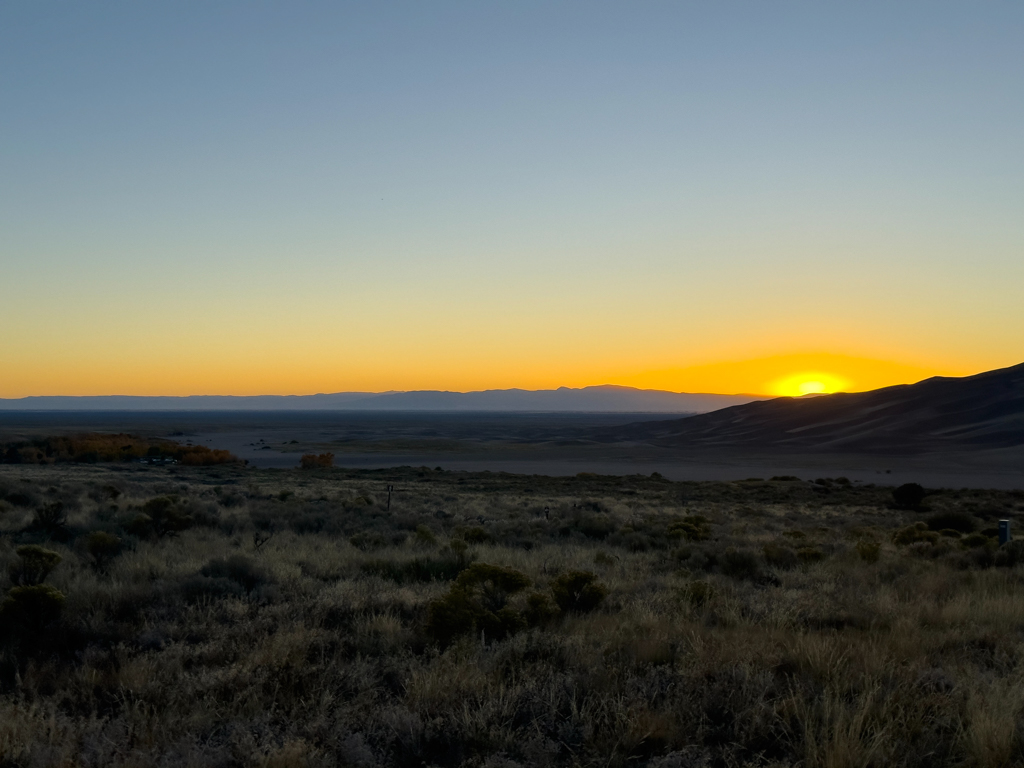 Abendstimmung bei den Great Sand Dunes