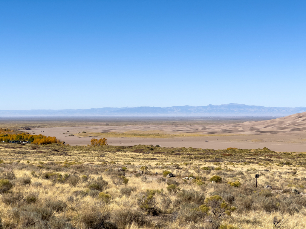 während der Wanderung durch die Great Sand Dunes