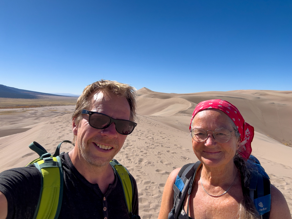 JoMa auf den Great Sand Dunes