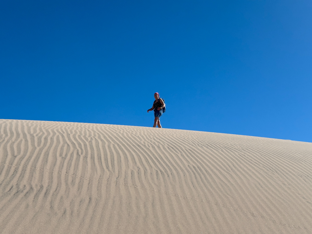 Ma in den Great Sand Dunes