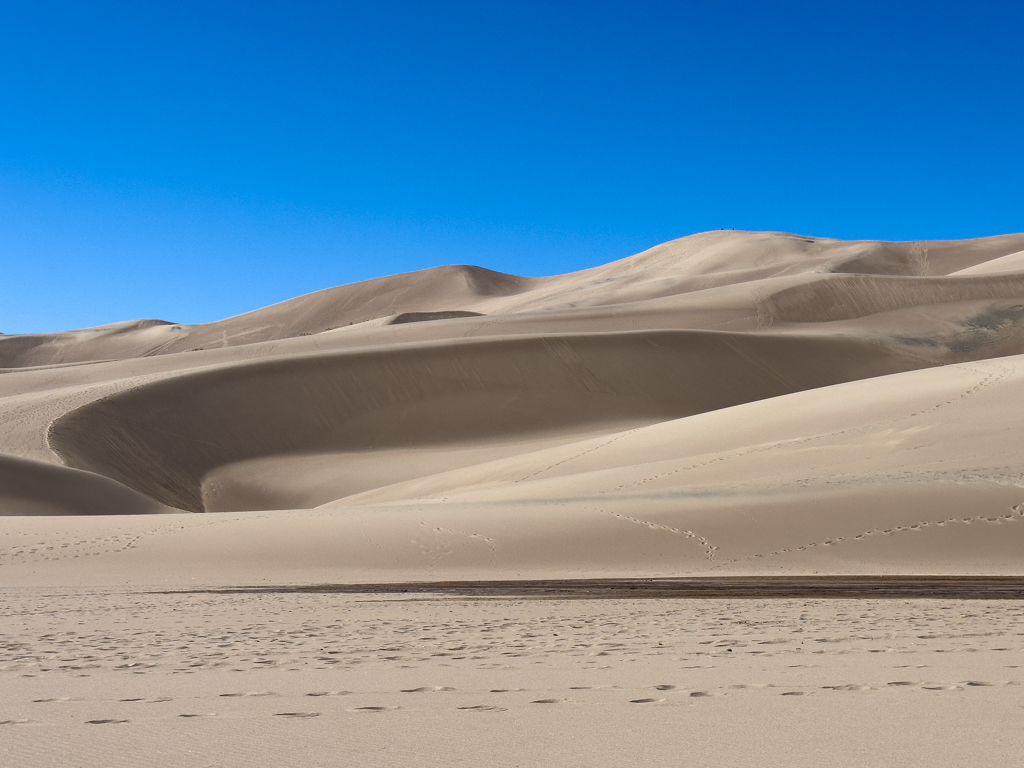 Während der Wanderung bei den Great Sand Dunes