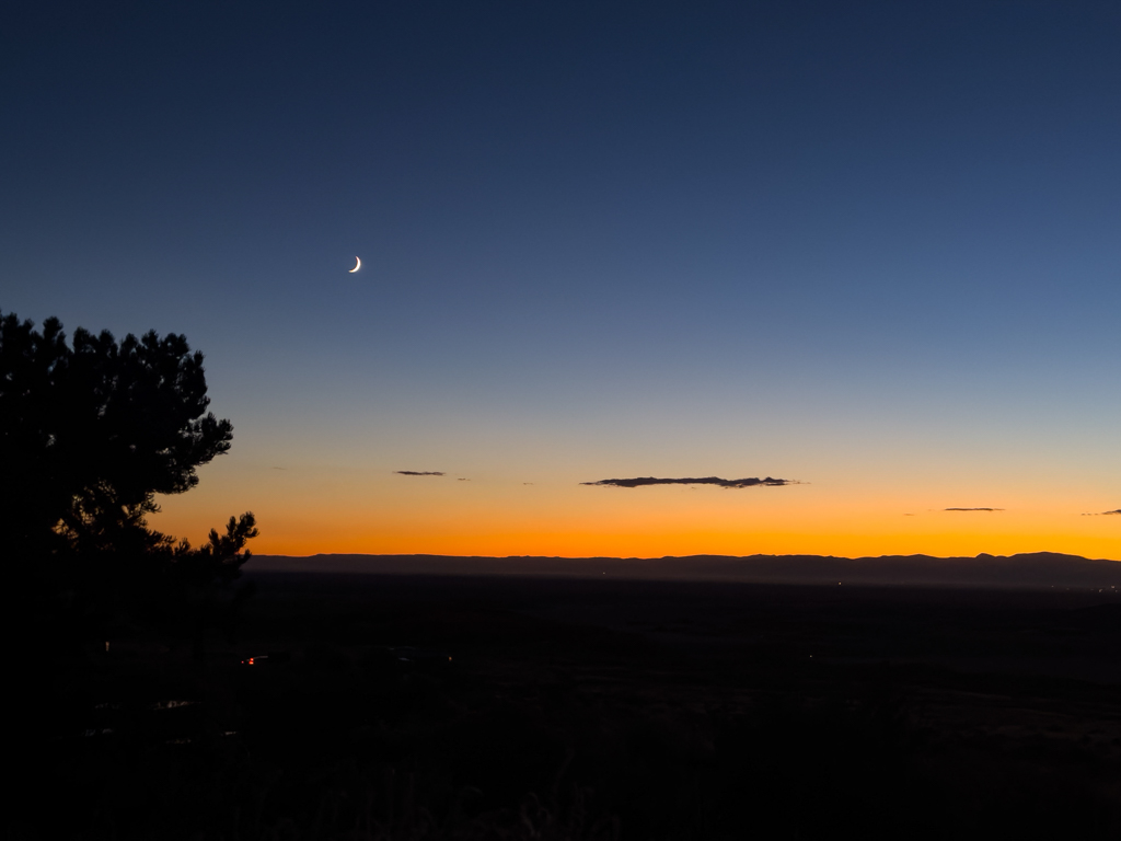 Abendhimmel bei den Grat Sand Dunes