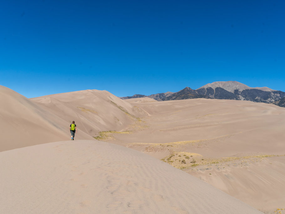 der kleine Jo in den Great Sand Dunes