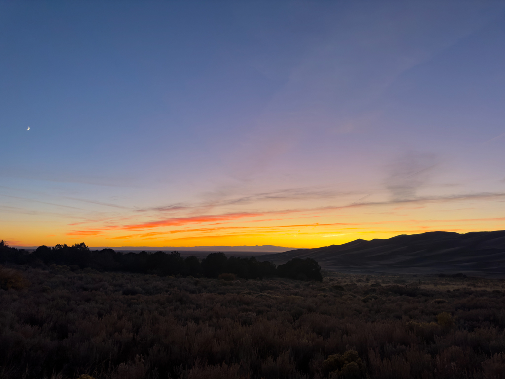 Abendstimmung bei den Great Sand Dunes