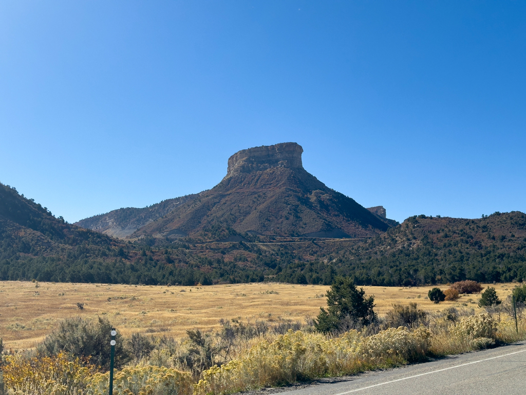 Tafelberg am Eingang vom Mesa Verde NP