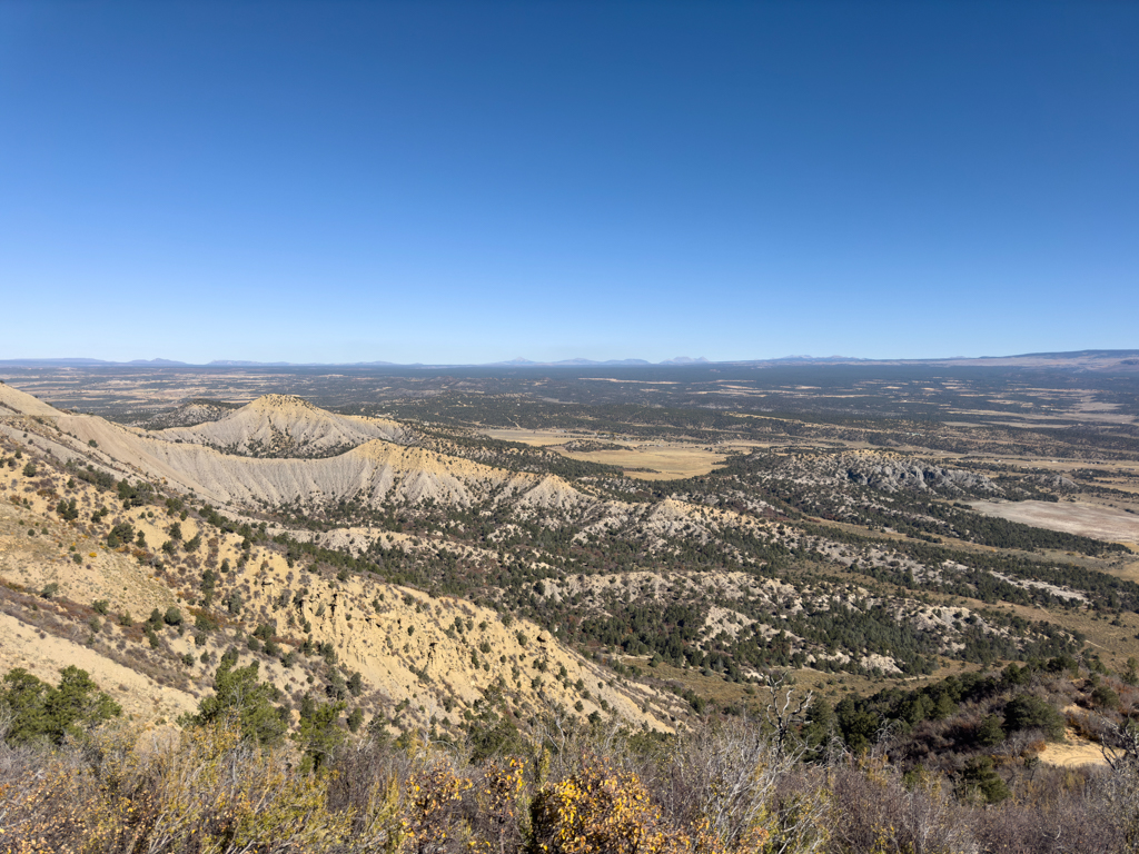 Landschaftsblick vom Mesa Verde NP aus