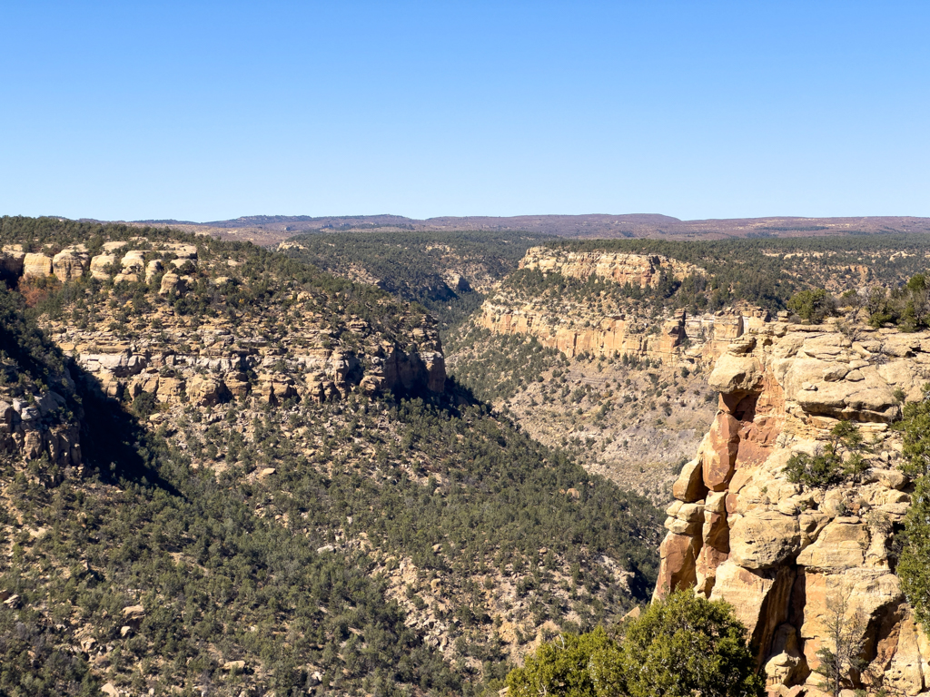 Canyon im Mesa Verde NP