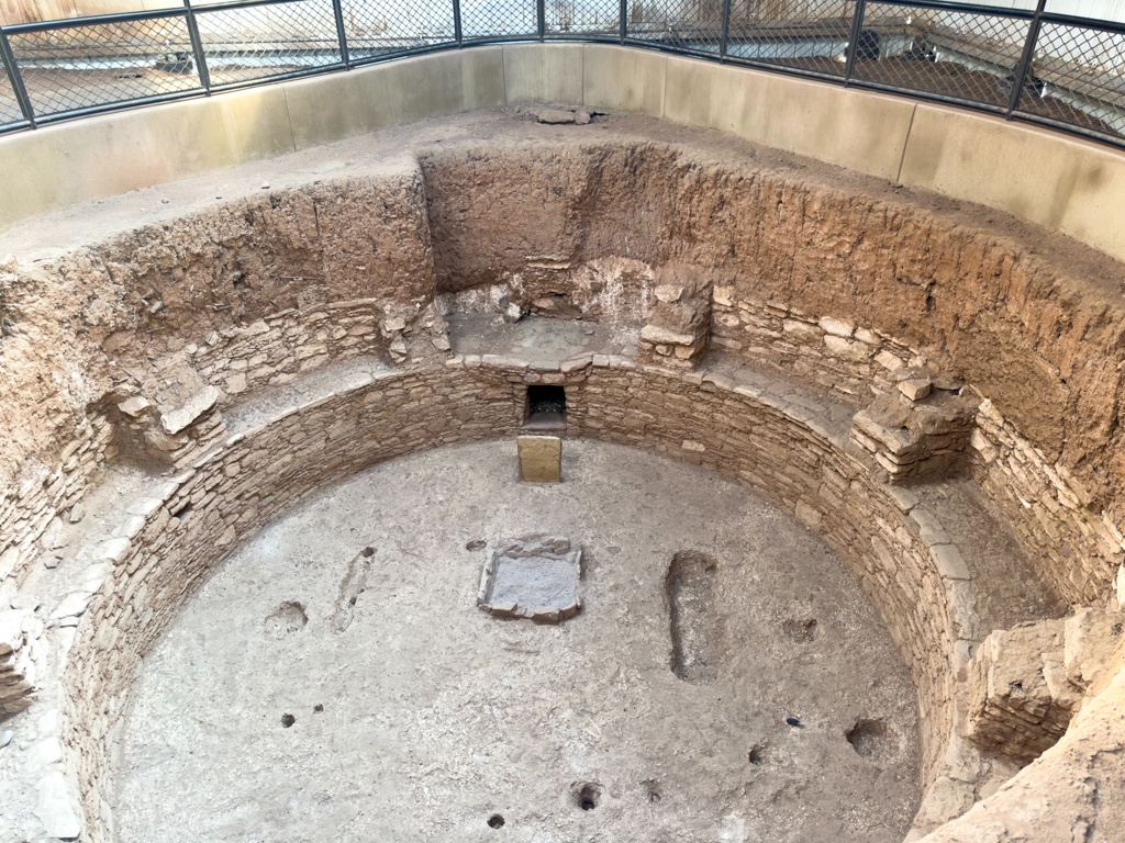 Grundriss eines Grubenhauses im Mesa Verde NP