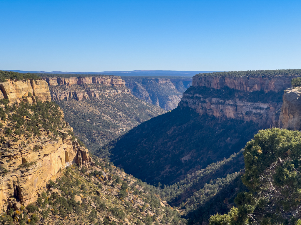 Blick in den Canyon im Mesa Verde NP