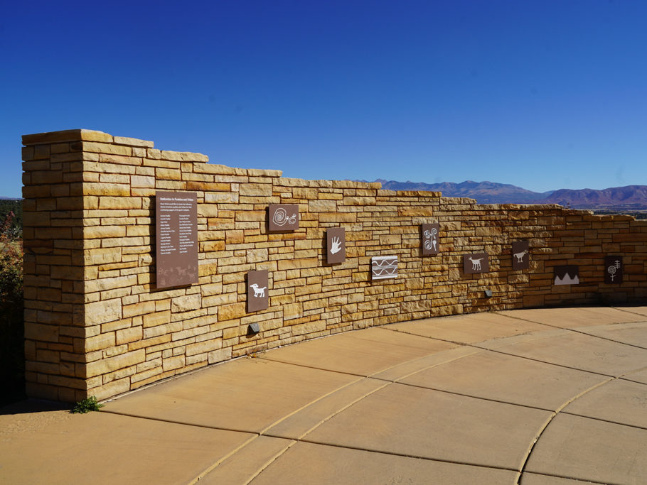 Schautafel am Visitor Center vom Mesa Verde NP