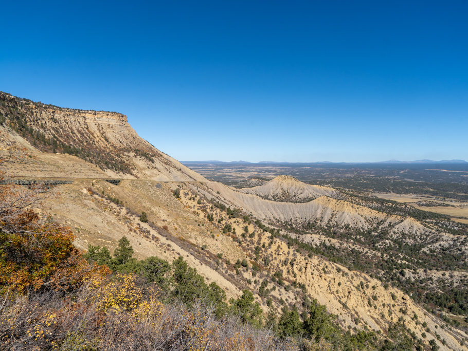 Landschaftsblick vom Mesa Verde NP aus