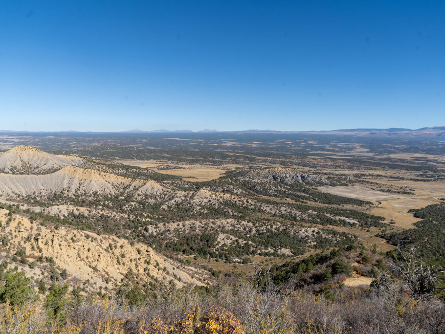 Landschaftsblick vom Mesa Verde NP aus