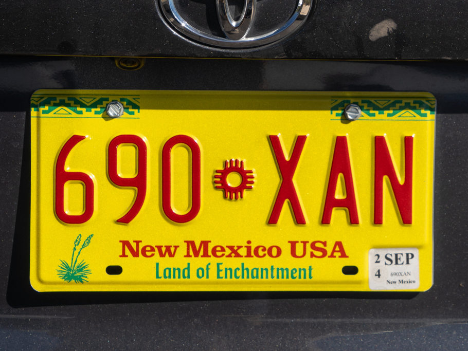 New Mexico Nummernschild