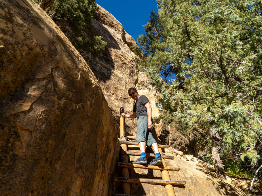 Jo am Ender der Cliff Palace Tour