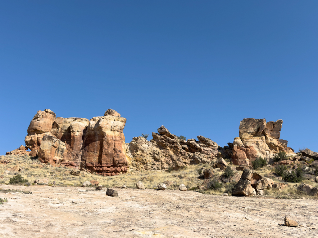 Monument zwischen Mesa Verde und Goosenecks Campground