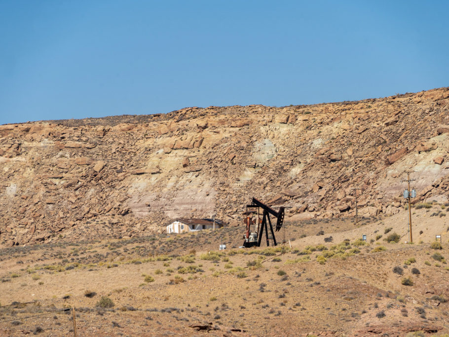 Einsame Hammperpumpe zwischen Mesa Verde und Goosenecks Campground