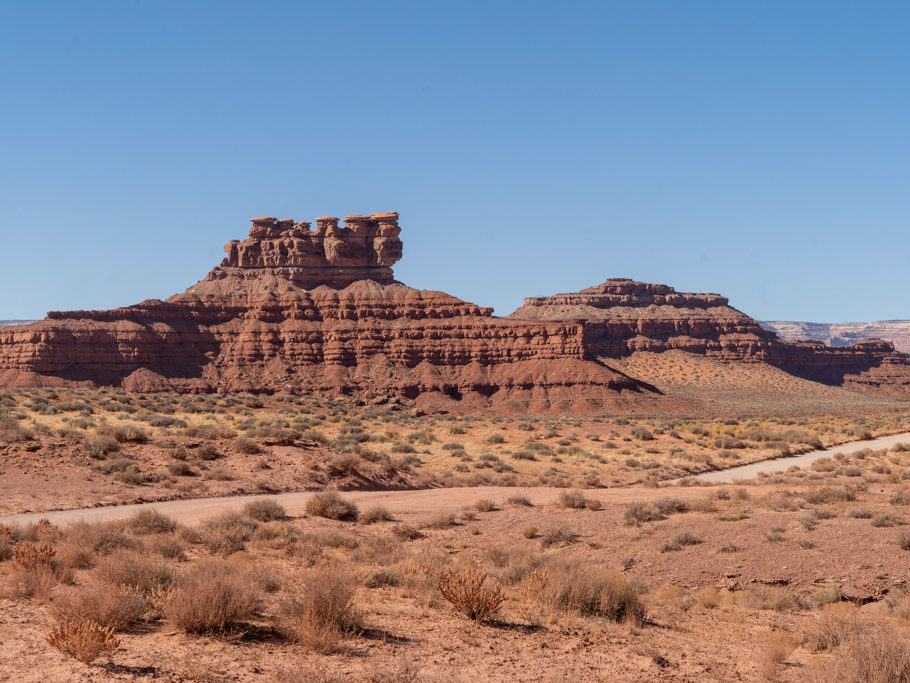 Hoodos (die seven Sailors)fast wie in Drumheller, schon fast im Monument Valley