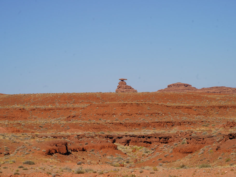 Mexican Hat auf dem Weg zum Goosenecks Campground