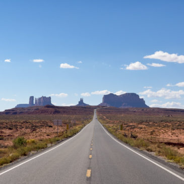 Fahrt zum Monument Valley