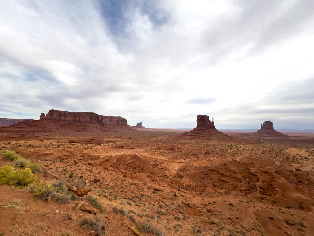 Sentinel Mesa, East Mitten Butte, West Mitten Butte