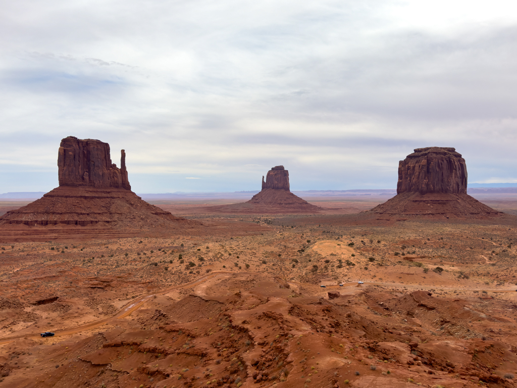 East Mitten Butte, West Mitten Butte, Merrick Butte