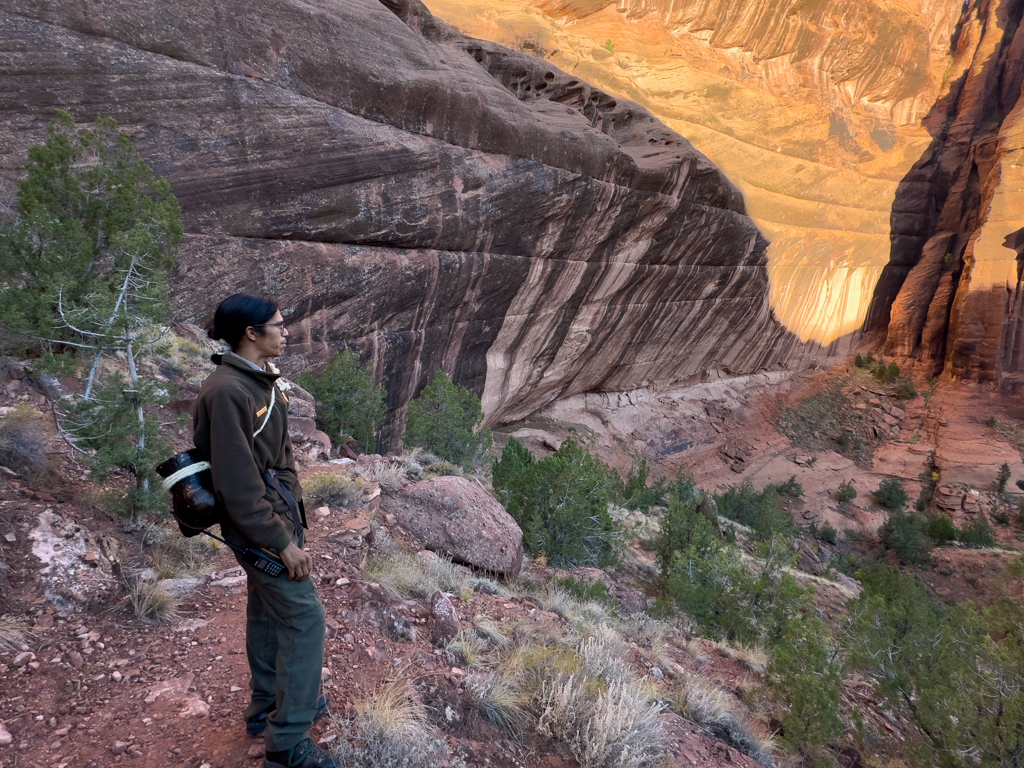 Unser Guide Casey während der Wanderung