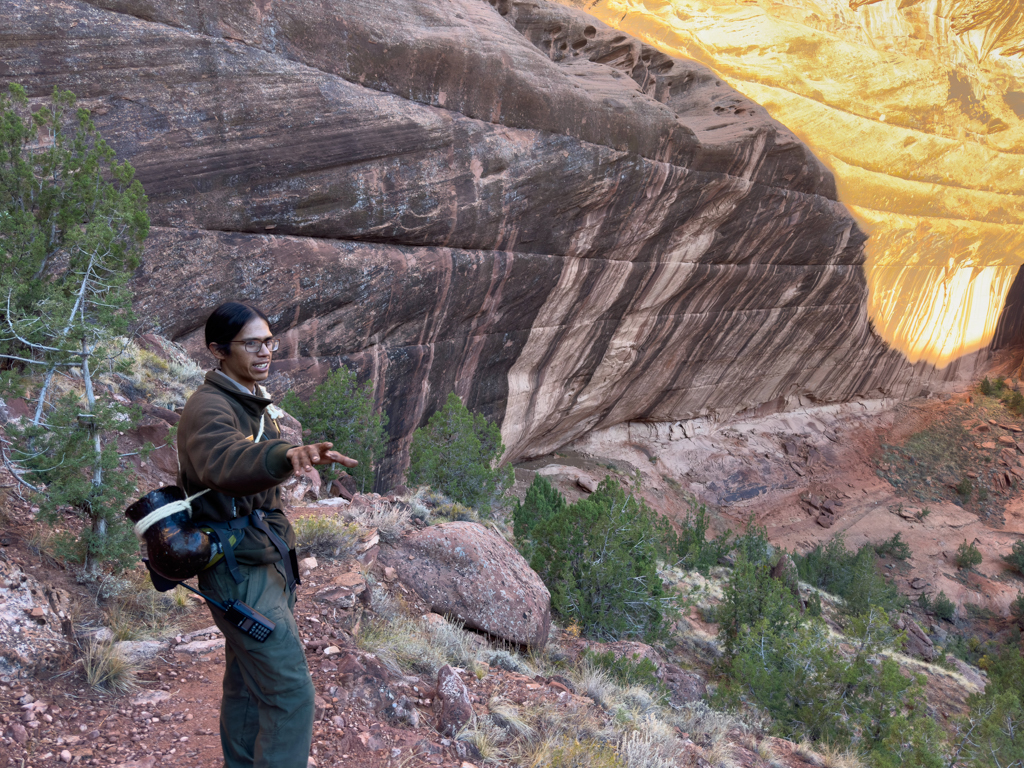 Unser Guide Chasey während der Wanderung