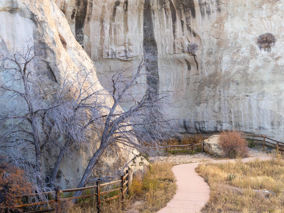 Unsere Wanderung im El Morro Monument. Hier bei der kleinen Wasserstelle