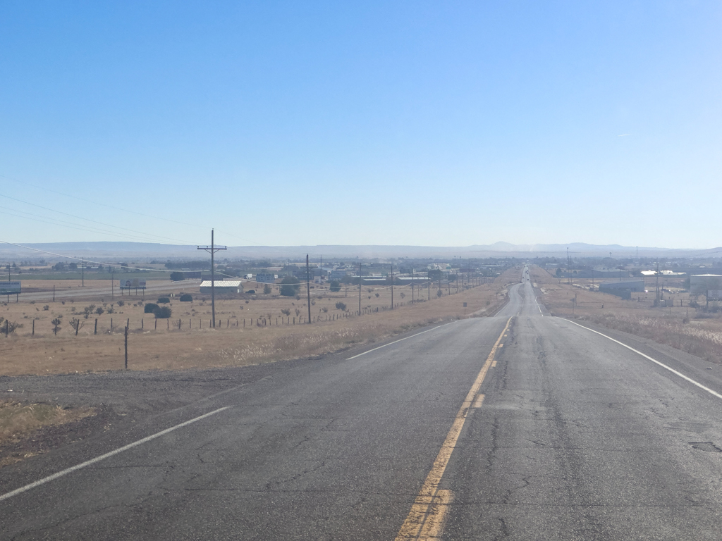 Auf dem Weg zum letzten Campground hier in den USA: Brownwood Campground